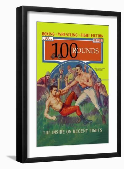 The Inside on Recent Fights-null-Framed Art Print