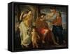 The Inspiration of the Poet-Nicolas Poussin-Framed Stretched Canvas