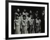 The Inspirational Choir Performing at the Forum Theatre, Hatfield, Hertfordshire, 1985-Denis Williams-Framed Photographic Print