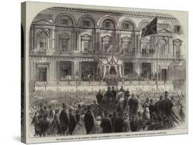 The Installation of Sir Charles Darling as Governor of Victoria-null-Stretched Canvas
