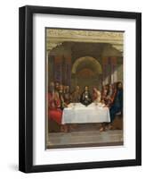 The Institution of the Eucharist, C.1490-1495-Ercole de' Roberti-Framed Premium Giclee Print