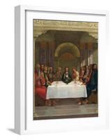 The Institution of the Eucharist, C.1490-1495-Ercole de' Roberti-Framed Giclee Print