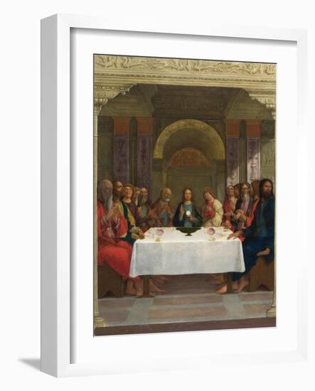 The Institution of the Eucharist, C.1490-1495-Ercole de' Roberti-Framed Giclee Print