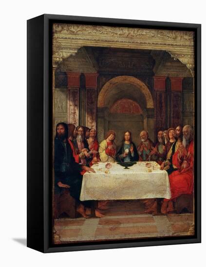 The Institution of the Eucharist, circa 1490-Ercole de'Roberti-Framed Stretched Canvas