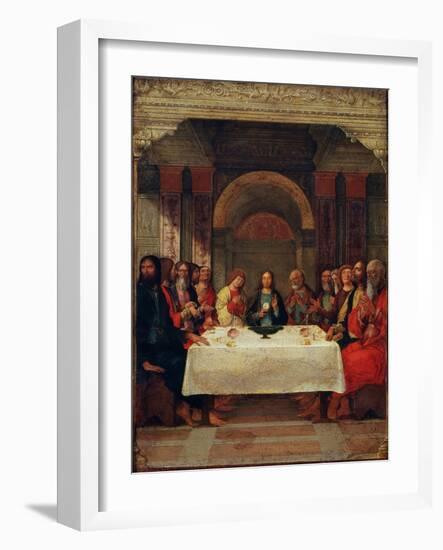 The Institution of the Eucharist, circa 1490-Ercole de'Roberti-Framed Giclee Print