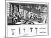 The Instrument Maker's Workshop, Plate Xviii from the 'Encyclopedia' by Denis Diderot (1713-84)…-Robert Benard-Mounted Giclee Print