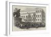 The Insurrection at Rome, Attack on the Pope's Palace-null-Framed Giclee Print