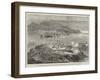 The Insurrection in Crete, Fort Paleocastro, Turkish Forces Advancing Against the Insurgents-null-Framed Giclee Print