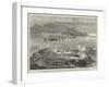 The Insurrection in Crete, Fort Paleocastro, Turkish Forces Advancing Against the Insurgents-null-Framed Giclee Print