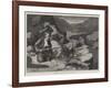 The Insurrection in Crete, Skirmishing in the Mountains-null-Framed Giclee Print