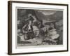 The Insurrection in Crete, Skirmishing in the Mountains-null-Framed Giclee Print