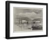 The Insurrection in Crete, the Harbour of Canea-William Heysham Overend-Framed Premium Giclee Print