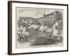 The Insurrection in Madrid, Conflict in the Plaza Mayor-null-Framed Giclee Print