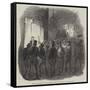 The Insurrection in Paris, Reading the Proclamation-null-Framed Stretched Canvas