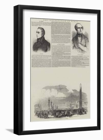 The Insurrection in Paris-null-Framed Giclee Print