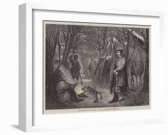 The Insurrection in Poland, Insurgents Bivouacking-null-Framed Giclee Print