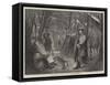 The Insurrection in Poland, Insurgents Bivouacking-null-Framed Stretched Canvas