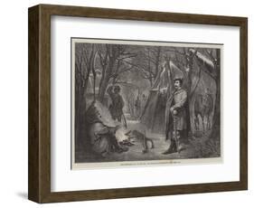 The Insurrection in Poland, Insurgents Bivouacking-null-Framed Giclee Print