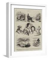 The Insurrection in the Herzegovina, Sketches at the Seat of War-Walter Jenks Morgan-Framed Giclee Print