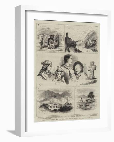 The Insurrection in the Herzegovina, Sketches at the Seat of War-Walter Jenks Morgan-Framed Giclee Print
