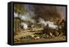 The Insurrection of the 10 August 1792-Jacques Bertaux-Framed Stretched Canvas