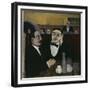 The Intellectuals at La Rotonde-Tullio Garbari-Framed Giclee Print