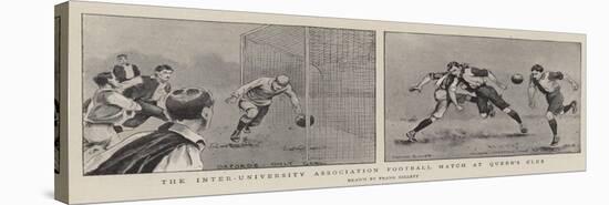 The Inter-University Association Football Match at Queen's Club-Frank Gillett-Stretched Canvas