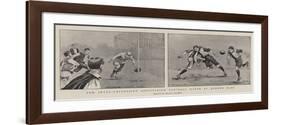 The Inter-University Association Football Match at Queen's Club-Frank Gillett-Framed Giclee Print
