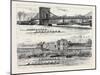 The Inter-University Boat Race: 1. Hammersmith Bridge; 2. the Dead Heat-null-Mounted Giclee Print