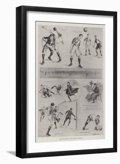 The Inter-University Football Match on 18 February-Ralph Cleaver-Framed Giclee Print