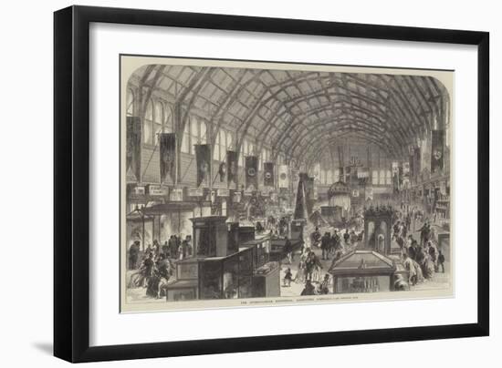The Intercolonial Exhibition, Melbourne, Australia-null-Framed Giclee Print