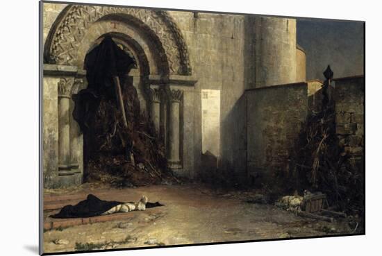 The Interdict, 1875-Jean-Paul Laurens-Mounted Giclee Print