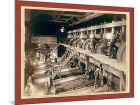 The Interior. Clean Up Day at the Deadwood Terra Gold Stamp Mill-John C. H. Grabill-Mounted Giclee Print