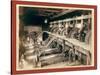 The Interior. Clean Up Day at the Deadwood Terra Gold Stamp Mill-John C. H. Grabill-Stretched Canvas