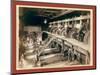 The Interior. Clean Up Day at the Deadwood Terra Gold Stamp Mill-John C. H. Grabill-Mounted Giclee Print