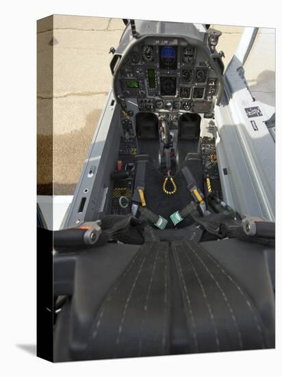 The Interior Cockpit of an Iraqi Air Force T-6 Texan Trainer Aircraft-null-Stretched Canvas