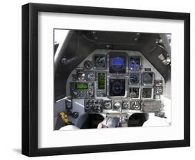 The Interior Cockpit of an Iraqi Air Force T-6 Texan Trainer Aircraft-null-Framed Photographic Print