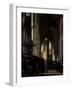 The Interior of a Gothic Church, C.1650-Emanuel de Witte-Framed Giclee Print