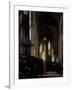 The Interior of a Gothic Church, C.1650-Emanuel de Witte-Framed Giclee Print