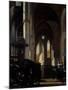 The Interior of a Gothic Church, C.1650-Emanuel de Witte-Mounted Giclee Print