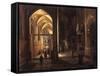 The Interior of a Gothic Church-Hendrik The Younger Steenwyck-Framed Stretched Canvas