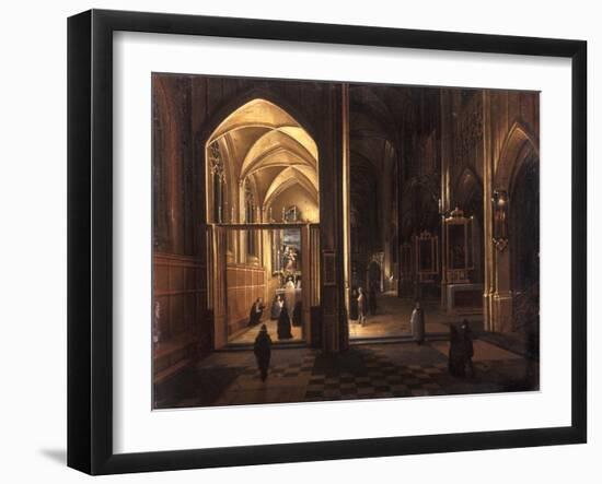 The Interior of a Gothic Church-Hendrik The Younger Steenwyck-Framed Giclee Print