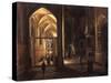 The Interior of a Gothic Church-Hendrik The Younger Steenwyck-Stretched Canvas