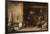 The Interior of a Guardroom, C.1640S-David Teniers the Younger-Framed Giclee Print