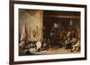 The Interior of a Guardroom, C.1640S-David Teniers the Younger-Framed Giclee Print