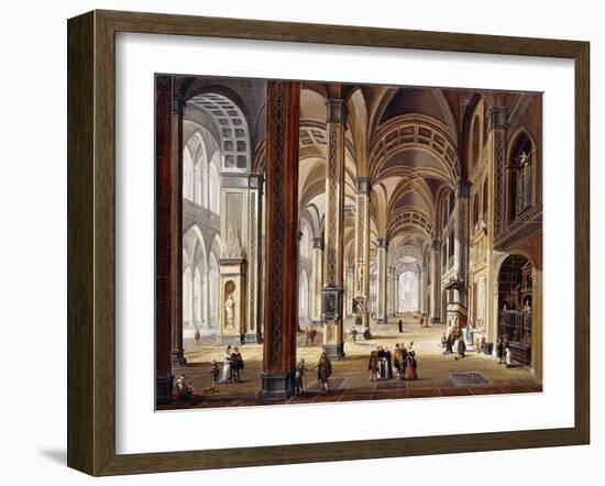 The Interior of a Renaissance Cathedral-Christian Stocklin-Framed Giclee Print