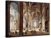 The Interior of a Renaissance Cathedral-Christian Stocklin-Stretched Canvas