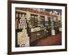 The Interior of an Edwardian Grocery-null-Framed Photographic Print