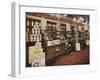 The Interior of an Edwardian Grocery-null-Framed Photographic Print