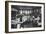 The Interior of Billingsgate Market Showing Fishmongers and their Stalls, London, C1918-null-Framed Giclee Print